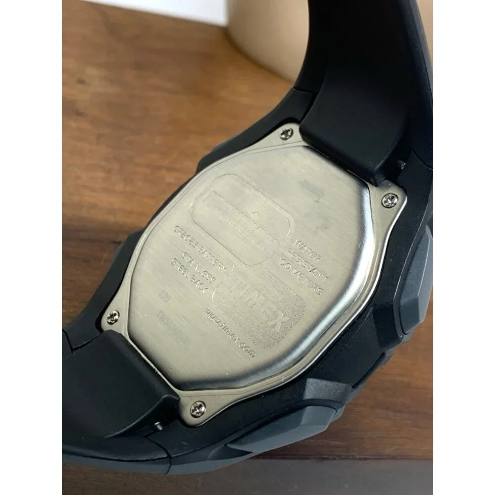Timex Men's Watch TW5M48600 Ironman Quartz Digital Indiglo Black Rubber Band